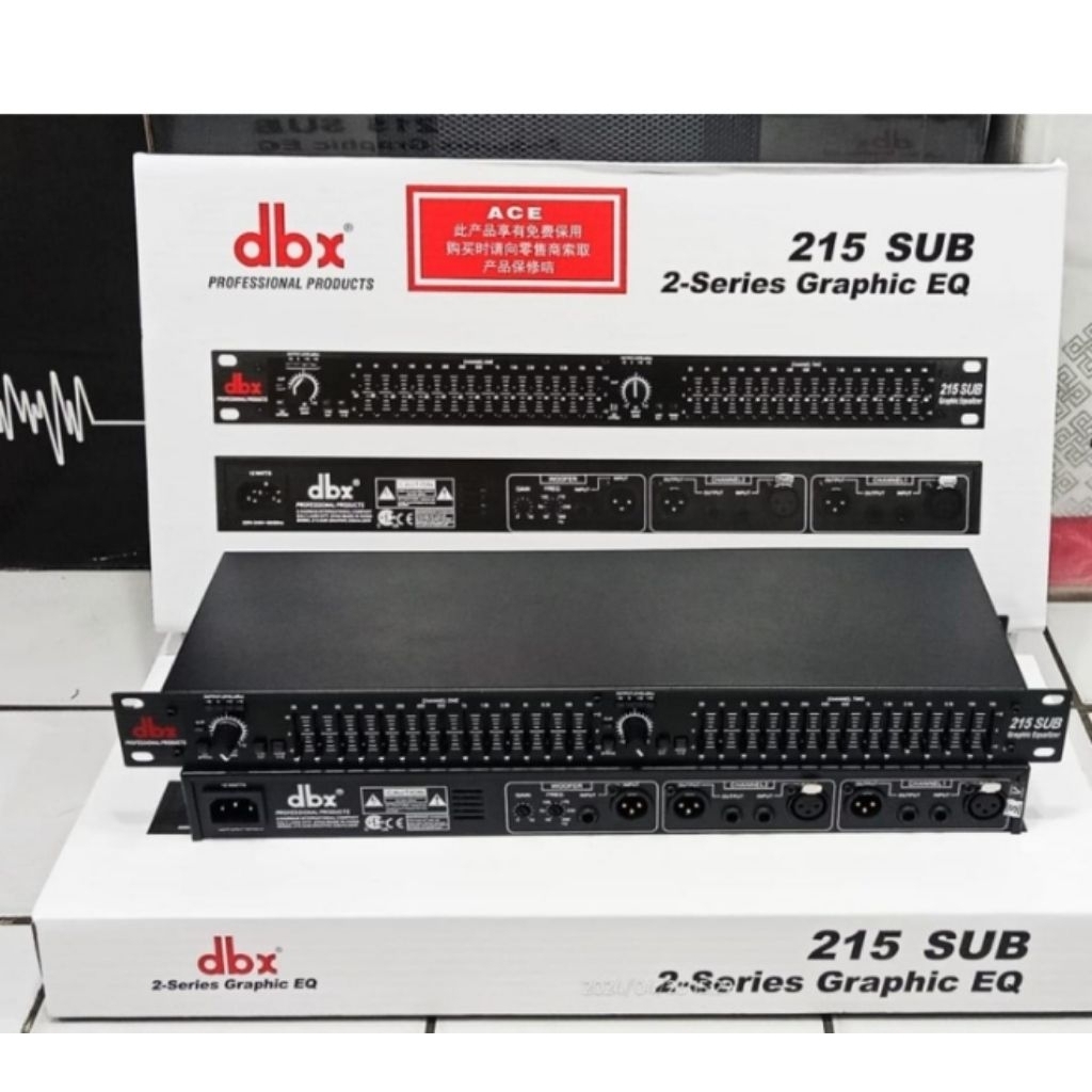 equaliser dbx 215 sub