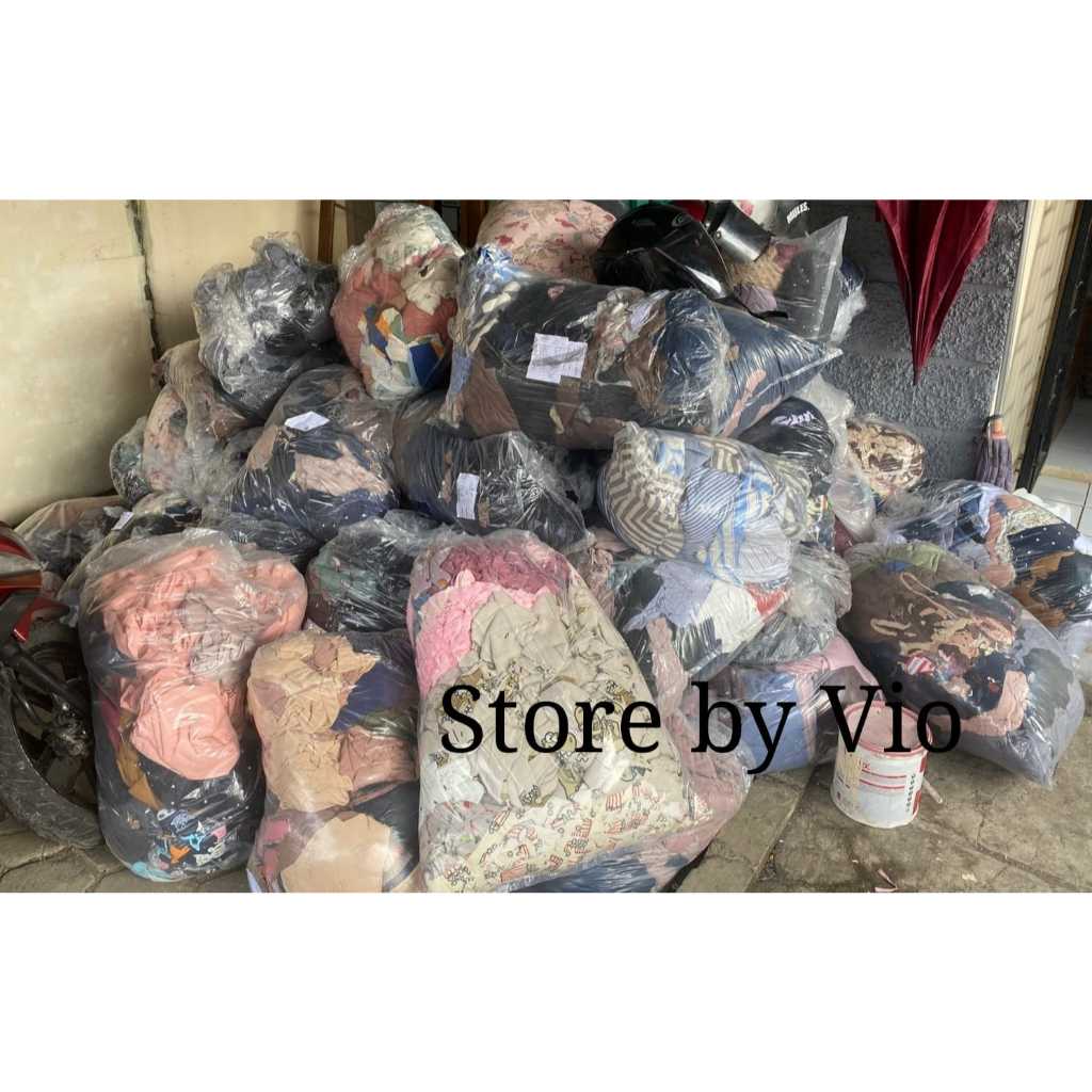 Kain Perca Kiloan Sisa Produksi Bayi Berkualitas, Kaos Polos 1 Kg