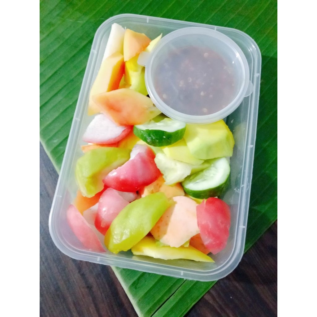 Rujak buah/Paket rujak/Rujak thinwall
