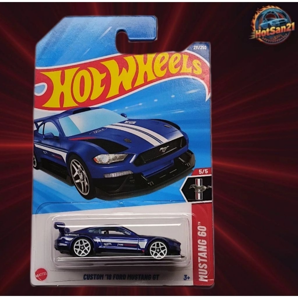Hot Wheels Custom 18 Ford Mustang Gt