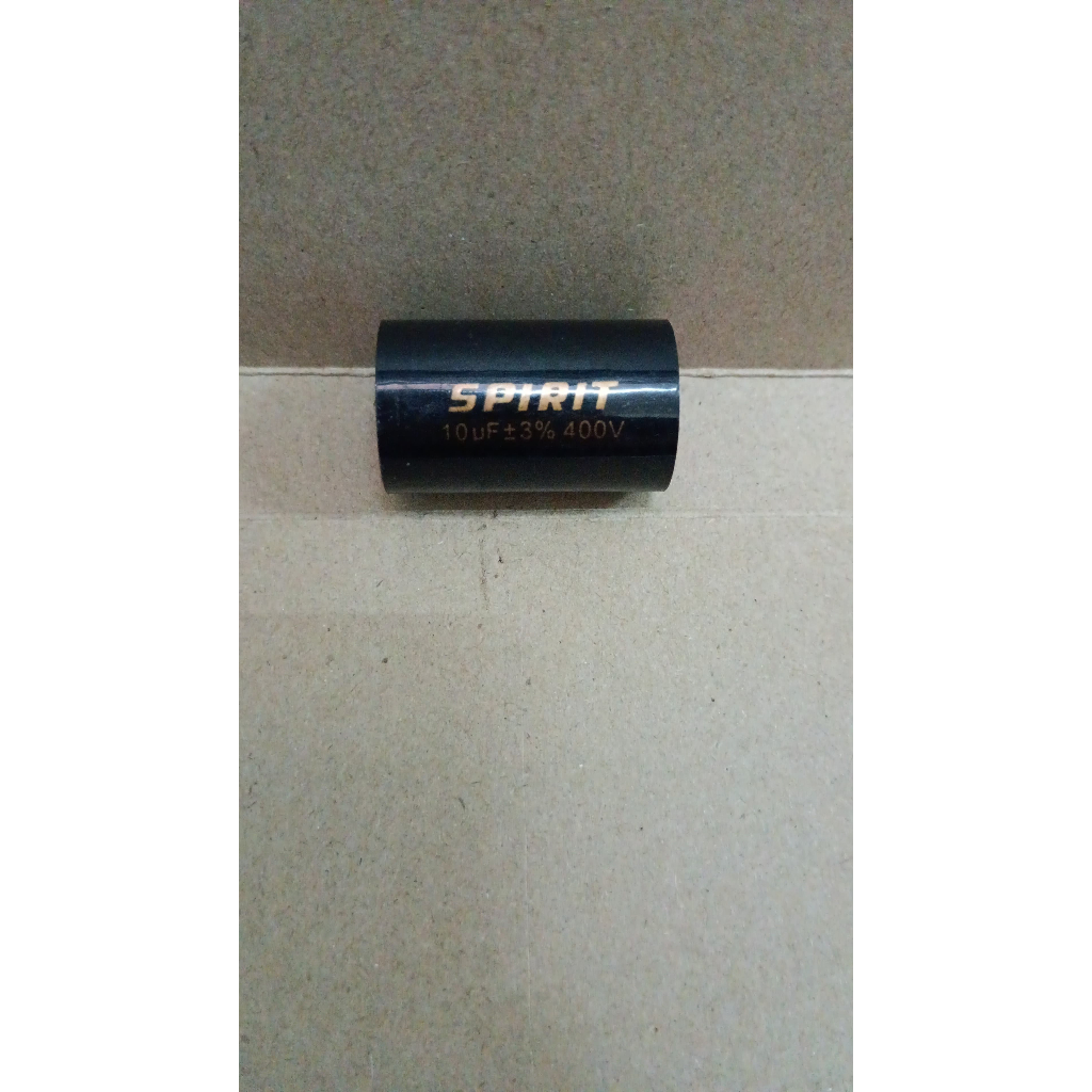 6437 kapasitor nonpolar np non polar 10uf 10 uf 400v spirit