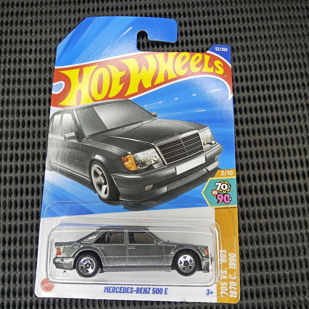 HOTWHEELS MERCEDES BENZ 500 E SILVER