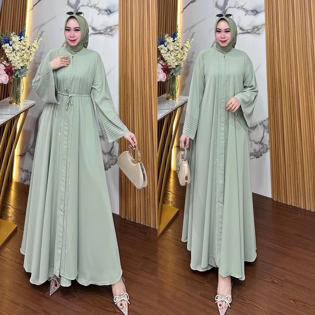 Fashion Muslim, baju wanita, Baju Pengajian. dress, gamis, Baju gamis, fashion wanita, Amora DRess