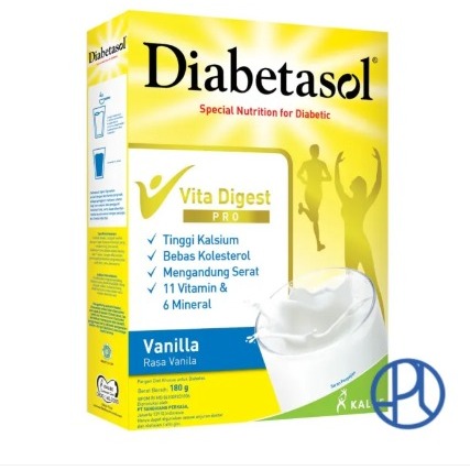 Diabetasol Vanila Susu Diabetes 180g