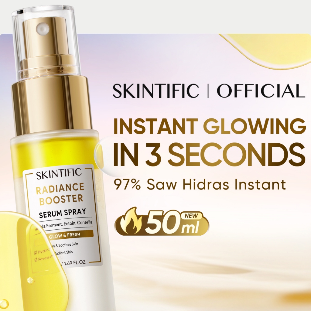 SKINTIFlC - Instant Glowing Serum Spray Skincare| Radiance Booster Glowing Essence Toner Moisturizer
