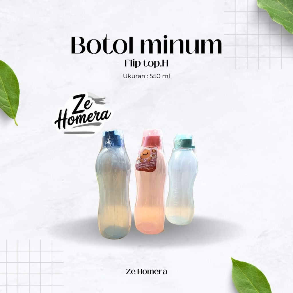 Botol Minum Flip Top Tempat Minum Souvenir