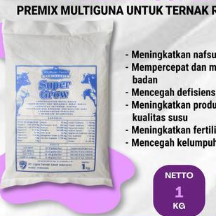 PREMIX - Premix Sapi MIX MASTER PREMIX SUPER GROW 1 KG - Premix Mineral Vitamin Asam Amino Kambing S