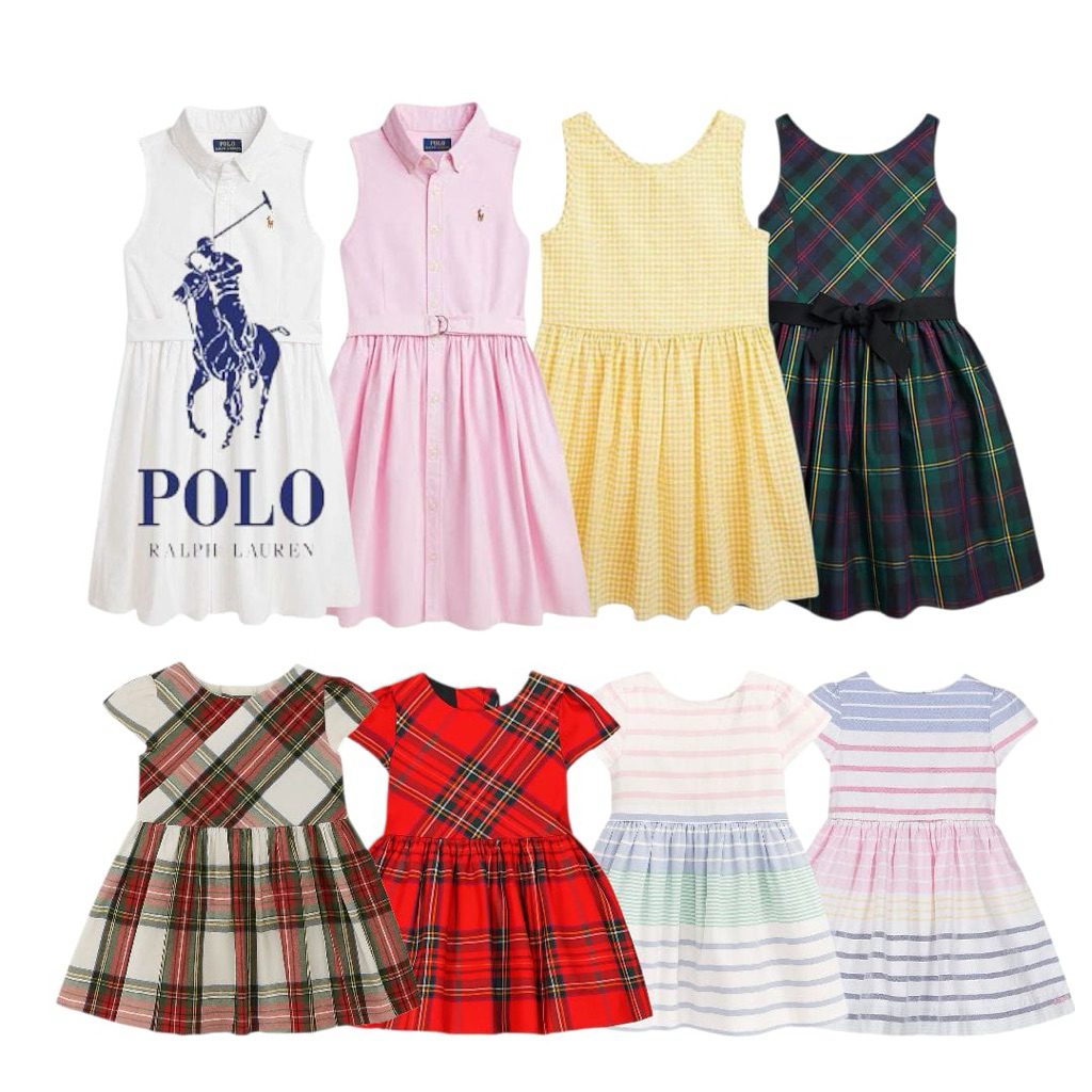 DRESS ANAK PEREMPUAN POLO RALPH LAUREN ORIGINAL BRANDED (3M/16Y SQ47