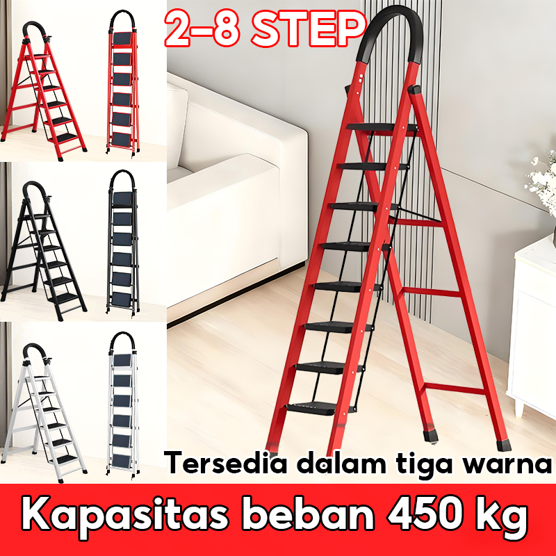 Tangga Tangga Lipat Multifungsi Lipat Tangga Besi Household Ladder Tangga Rumah Tangga minimalis Rum
