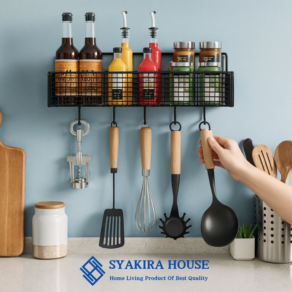 Rak Wadah Tempat Sabun Kamar Mandi Rak Gantung Tempel Dinding Hook Estetik Minimalis Murah Rak Keran