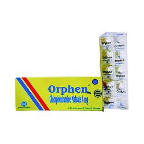 Orphen 5 strip 50 tablet paket hemat 5 strip murah Gatal,Alergi dingin,Obat,gatal