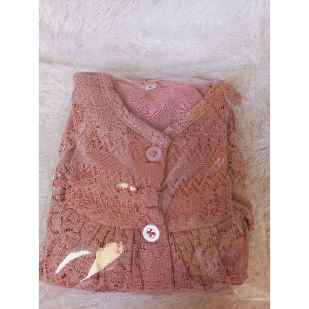 FI.FEfidy Dress Brokat Anak 1-2 Tahun (PRELOVED)