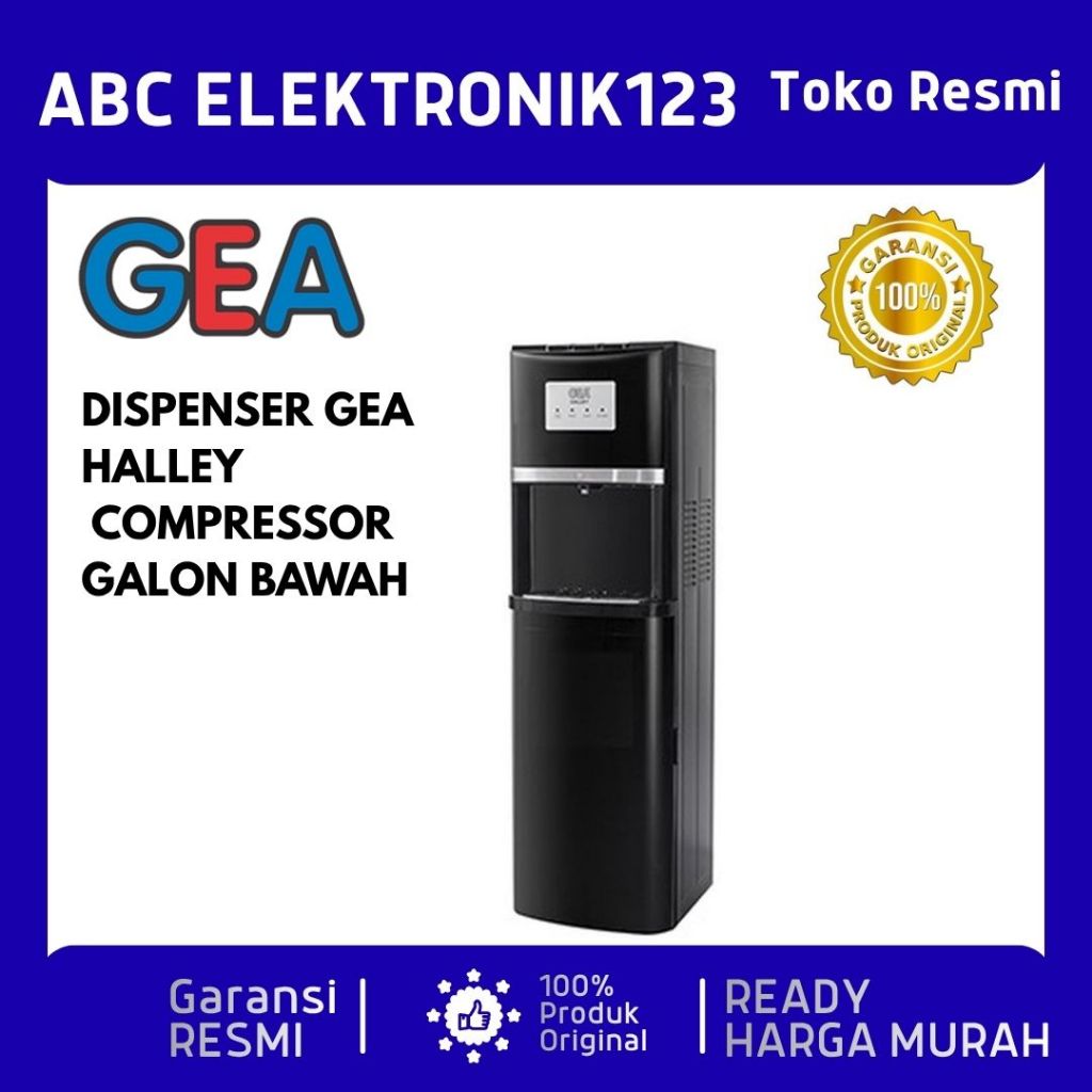 DISPENSER GEA HALLEY  GALON BAWAH 3 KERAN