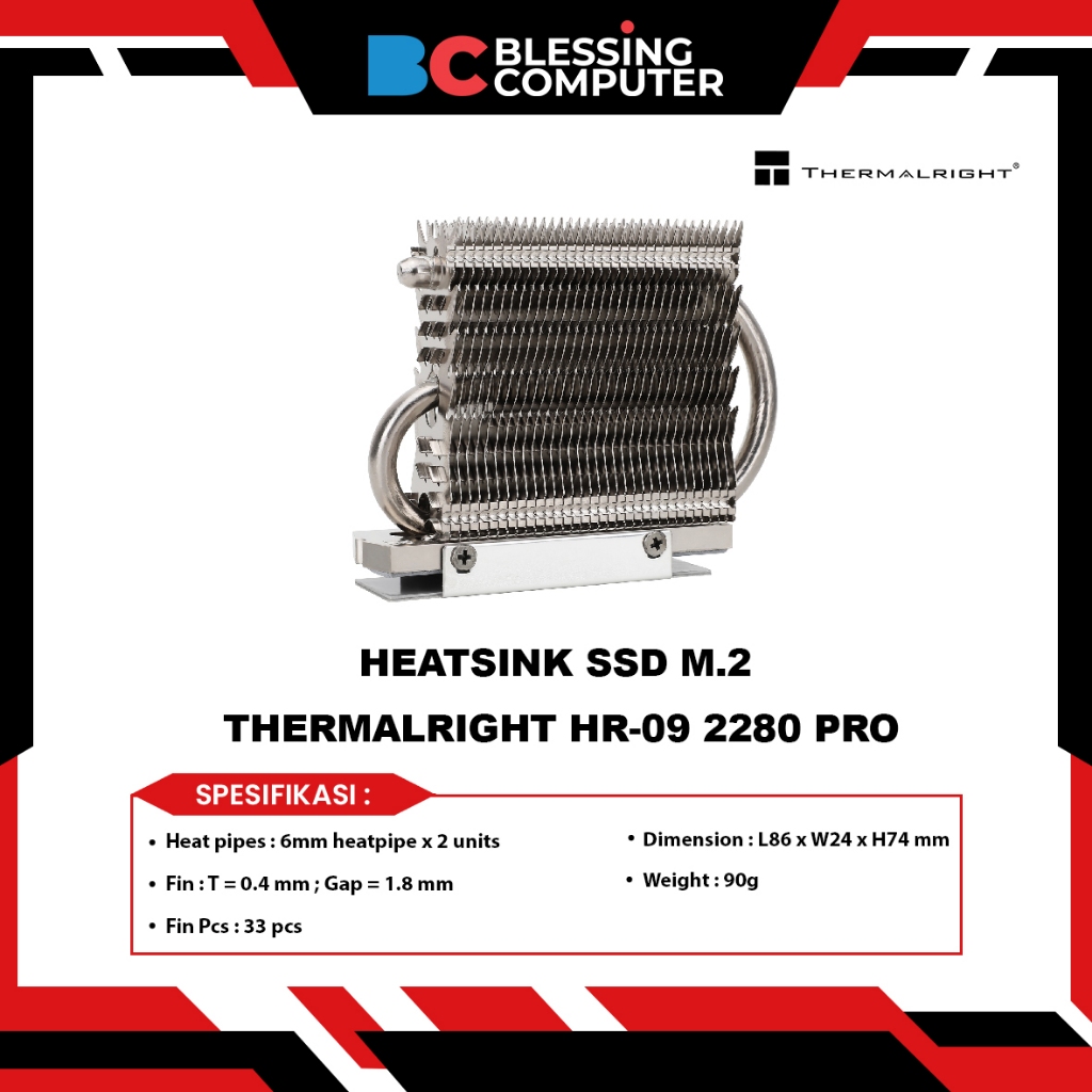 HEATSINK SSD M.2 THERMALRIGHT HR-09 2280 PRO