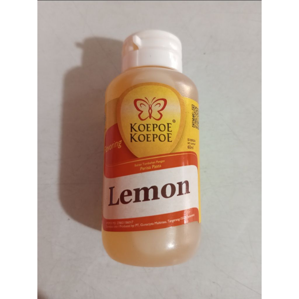 Koepoe Pasta Lemon 60ml/Pasta Pewarna Makanan/Pewarna Bahan makanan