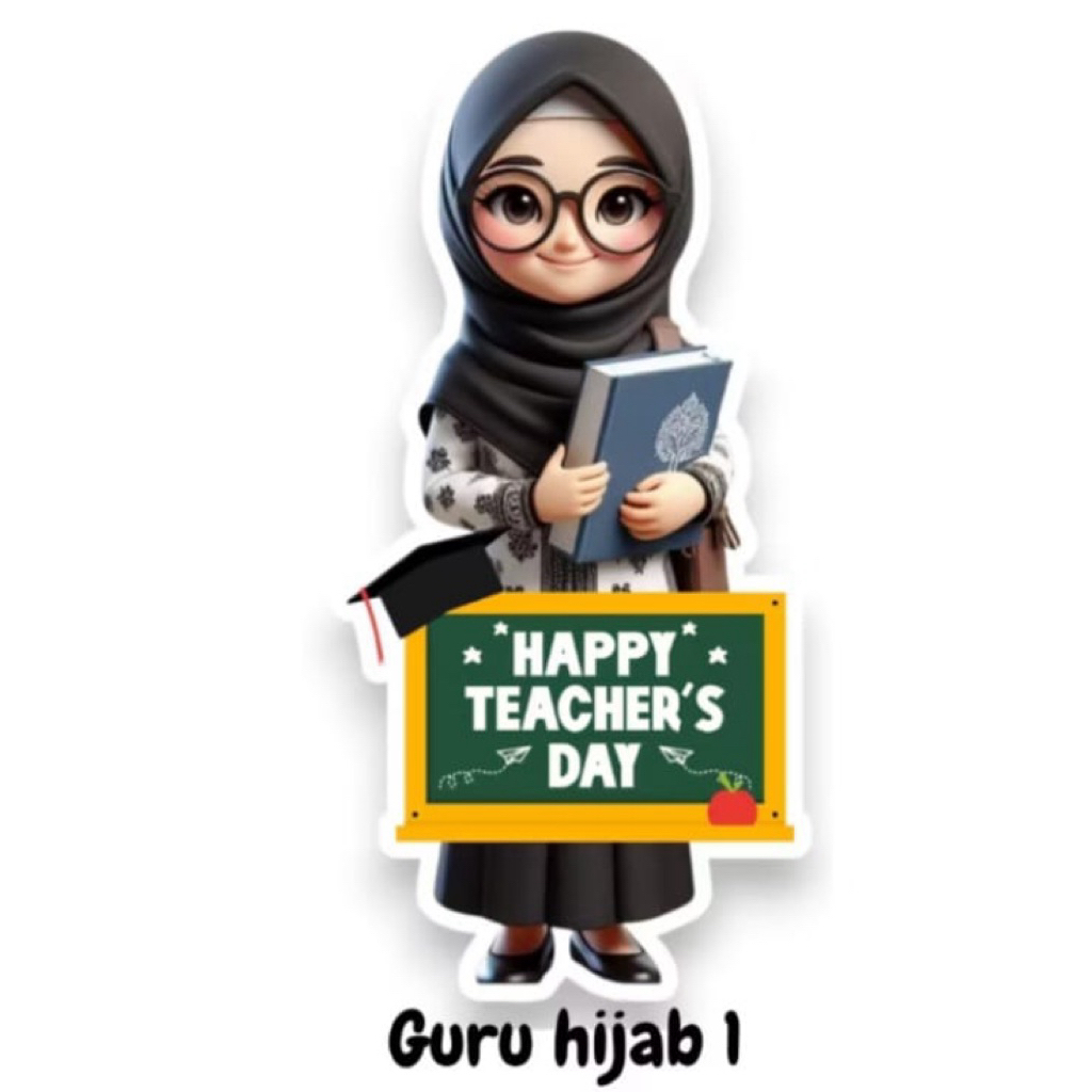 Tambah TOPPER HARI GURU NASIONAL /kado/souvenir untuk buket bunga