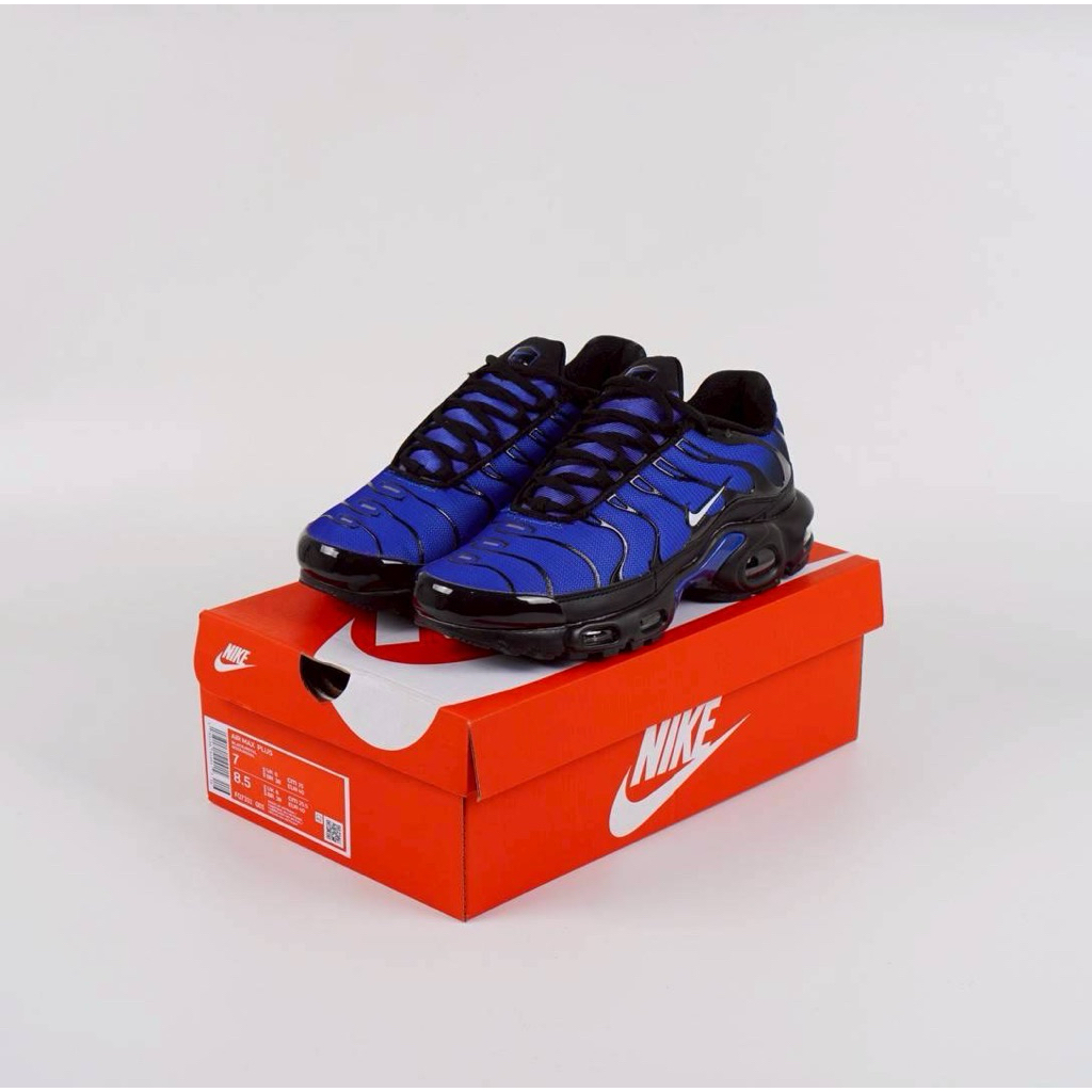 Sepatu Nike Air Max Plus TN Black Racer Blue