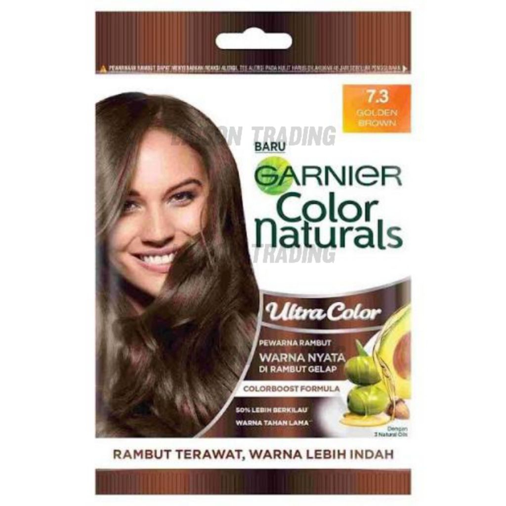 Garnier Color Naturals 7.3 Golden Brown (Pewarna Rambut)