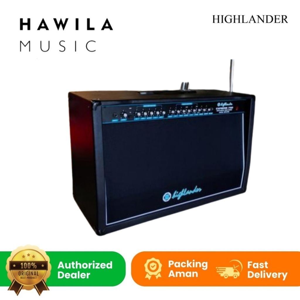 Amplifier Bass Guitar Ampli Bass HIGHLANDER COMBO 750 15 Inch GARANSI