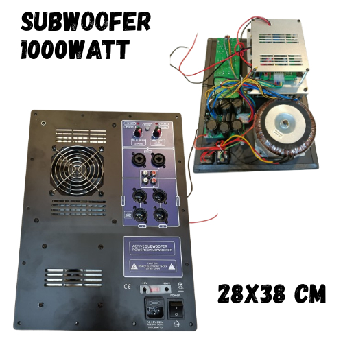 POWER KIT SUBWOOFER AKTIF 1000 Watt class D sub 18 UKURAN T38 L28