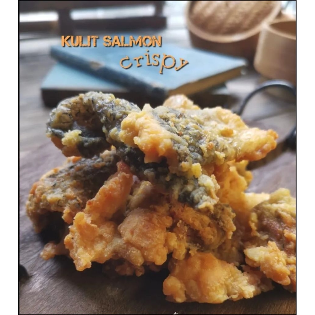 Kulit Salmon Mentah Frozen food