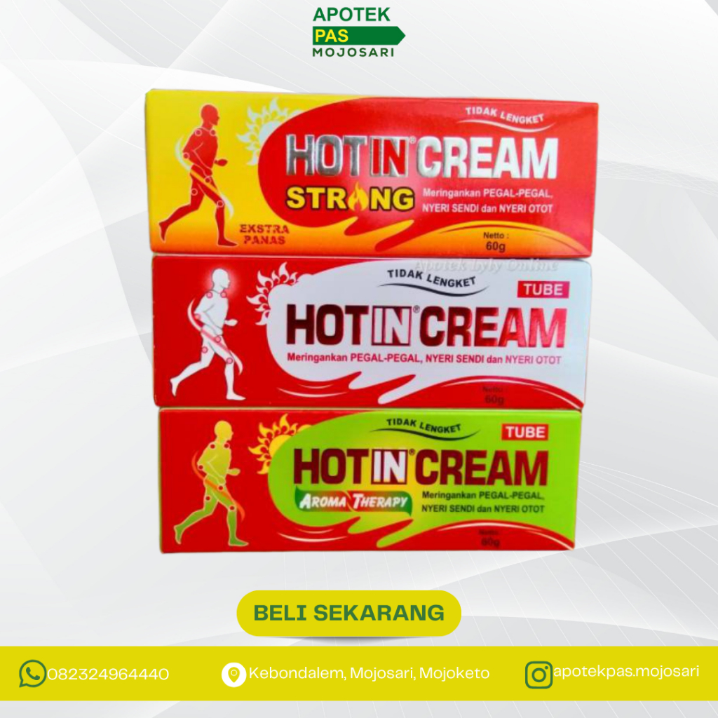 HOT IN CREAM TUBE 60 GRAM