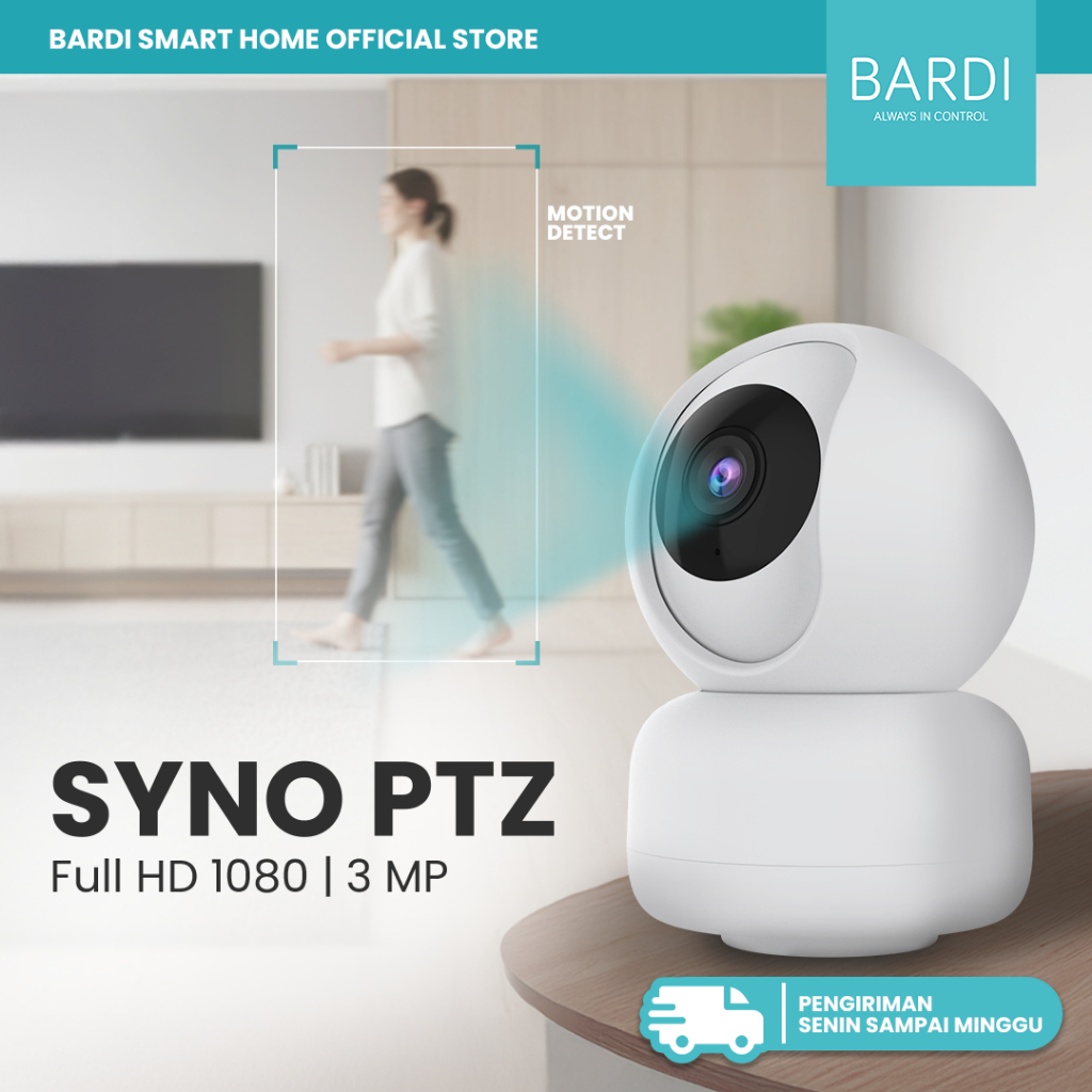 BARDI Smart IP Camera Indoor PTZ Syno Full HD 3mp