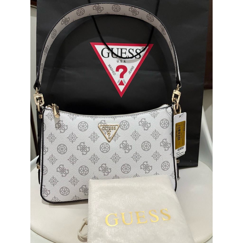 DARYNA TOP ZIP SHOULDER BAG - TAS GUESS ORIGINAL WANITA