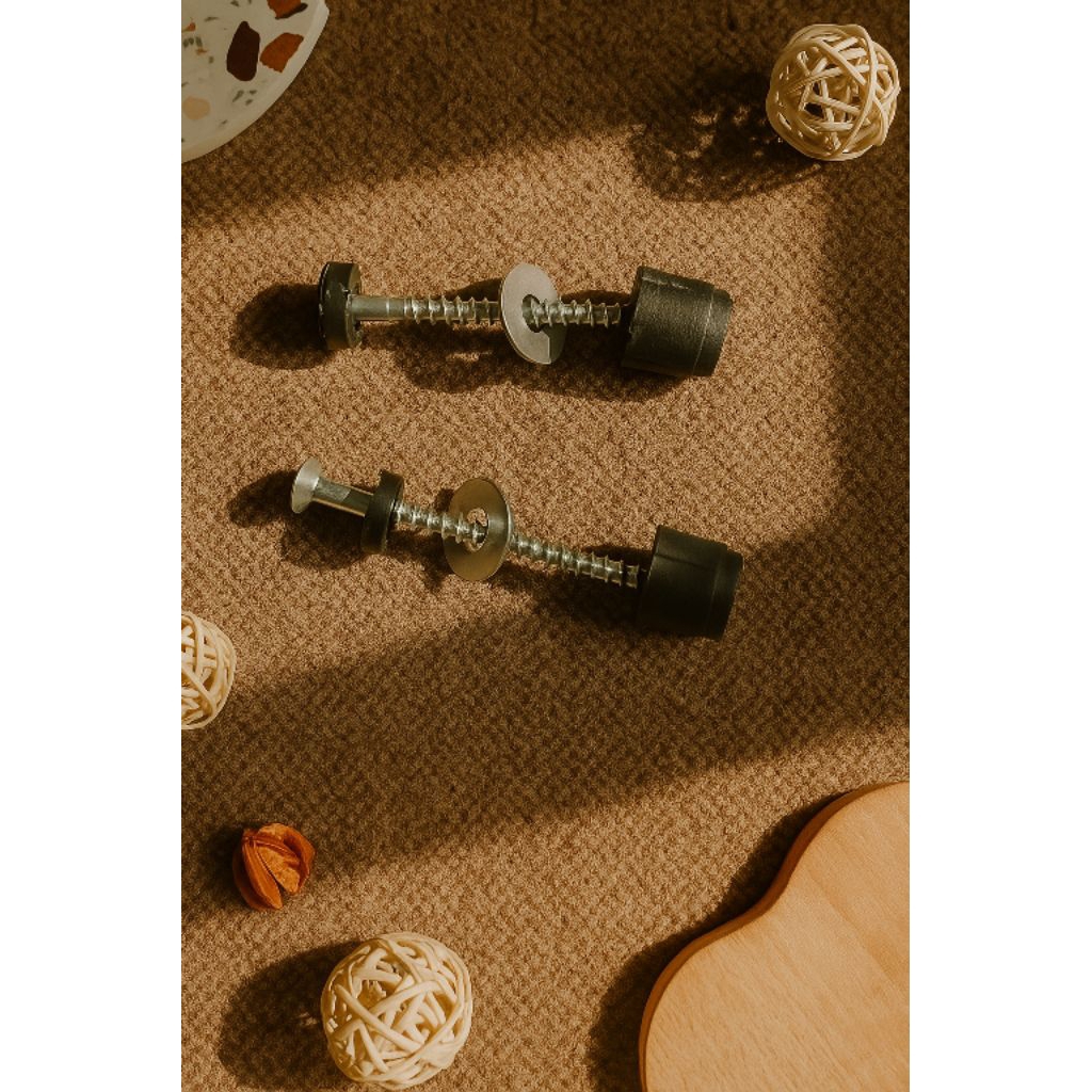 Knop dan baut/baut sekrup jemuran isi 2