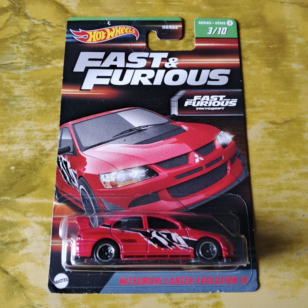 Hot Wheels Fast Furious Lancer Evolution IX