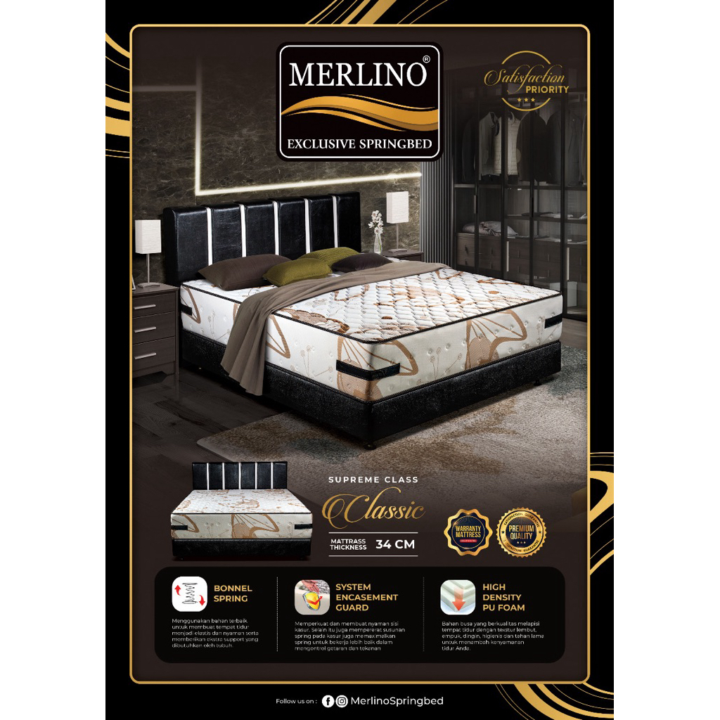 Springbed Merlino Classic Premium