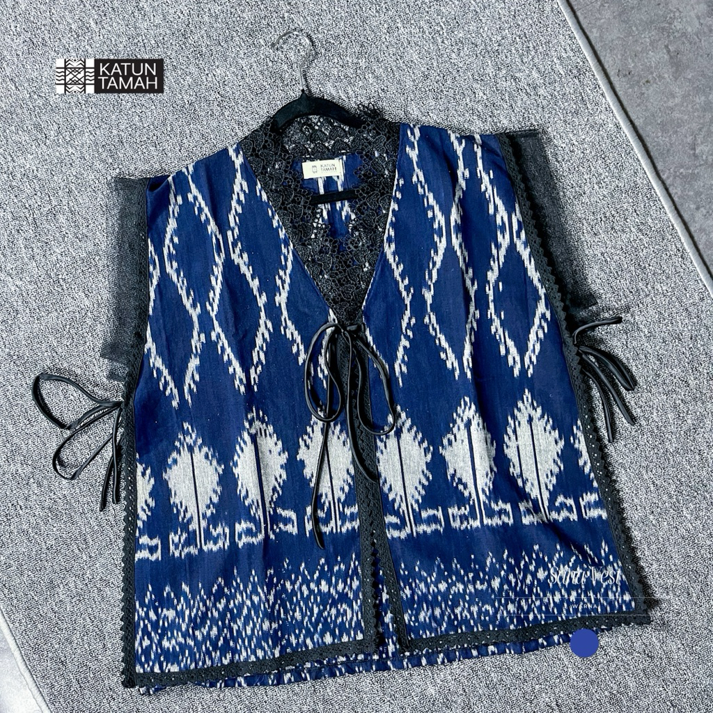 “Sana Vest” vest tenun-vest batik-vest kondangan-vest lucu-vest brukat-vest wanita-vest cantik