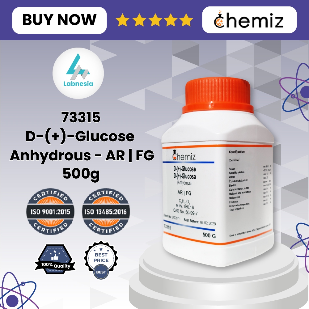 D-(+)-Glucose Anhydrous - AR | FG, 500g