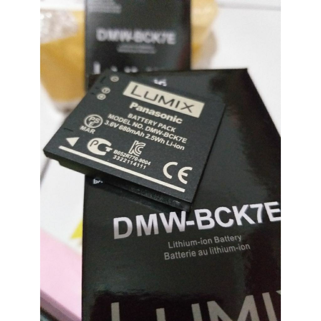 Baterai Panasonic Original DMW-BCK7e / NCA-YN101H (DMC-FH2, FH5,FH6,FH7,FH8,FH25, FP5,FP7, SZ5,FX80,