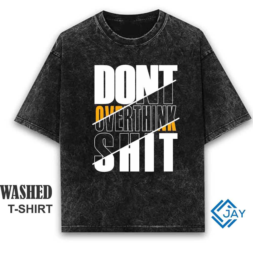 Kaos Oversize Stonewashed " DONTSHIT " | Kaos Washed | Kaos Vintage | Kaos Washed Oversize pria | Ka