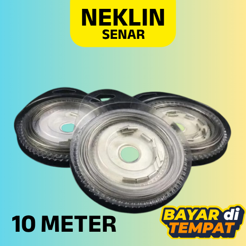 1pcs Senar Neklin Kawat Baja Wire Pancing 7 Strand 10 Meter
