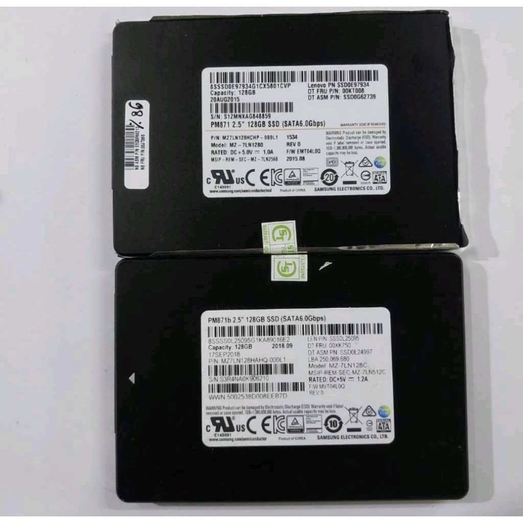 SSD 128Gb 2,5inch Sata 3  murah ssd  128gb sata III second original