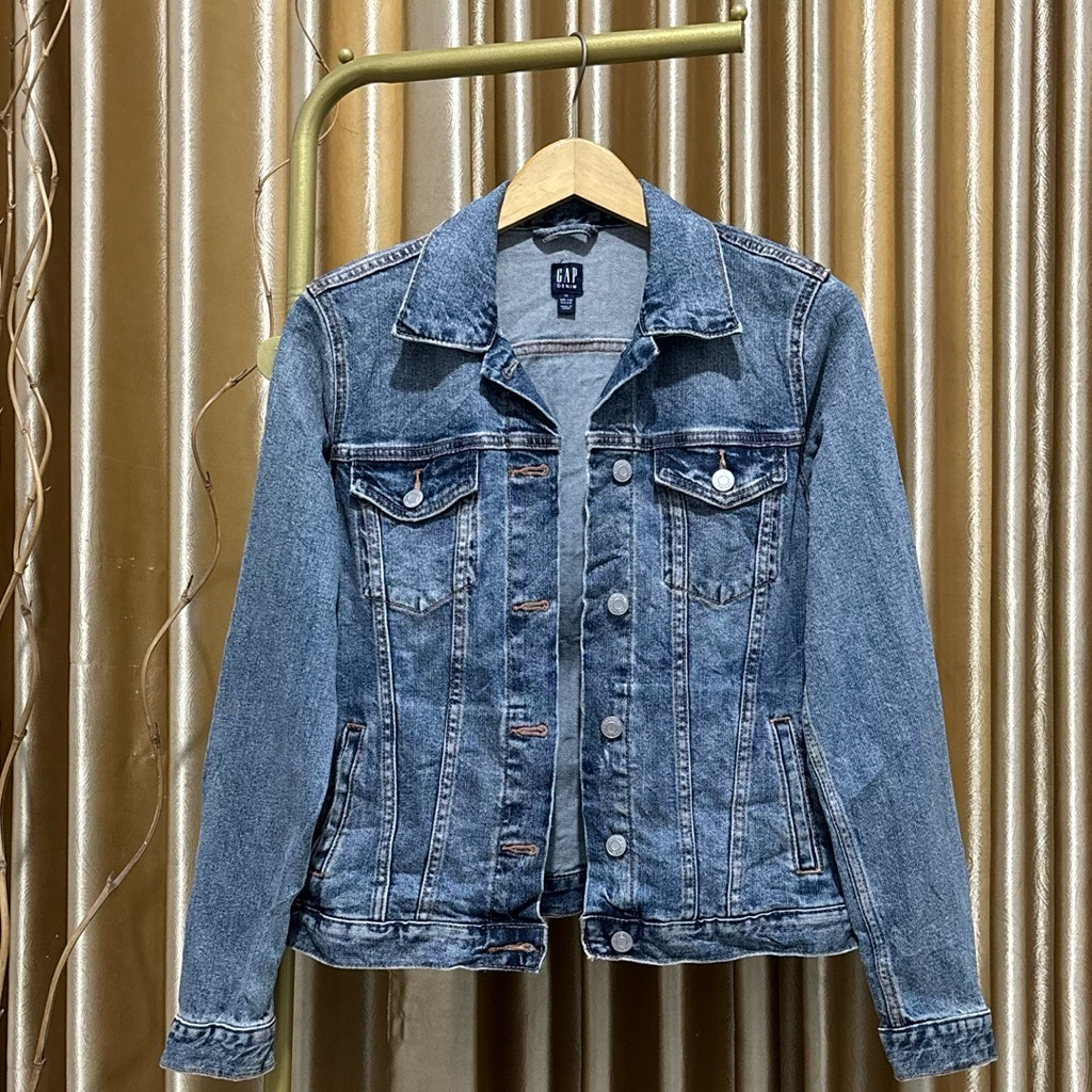 GAP JAKET JEANS JACKET WANITA LADIES GIRL