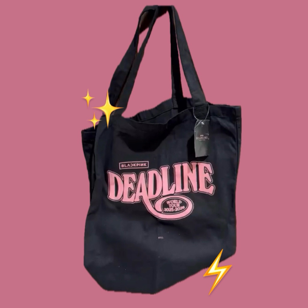 BLACKPINK DEADLINE OFFICIAL MERCH TOTE BAG