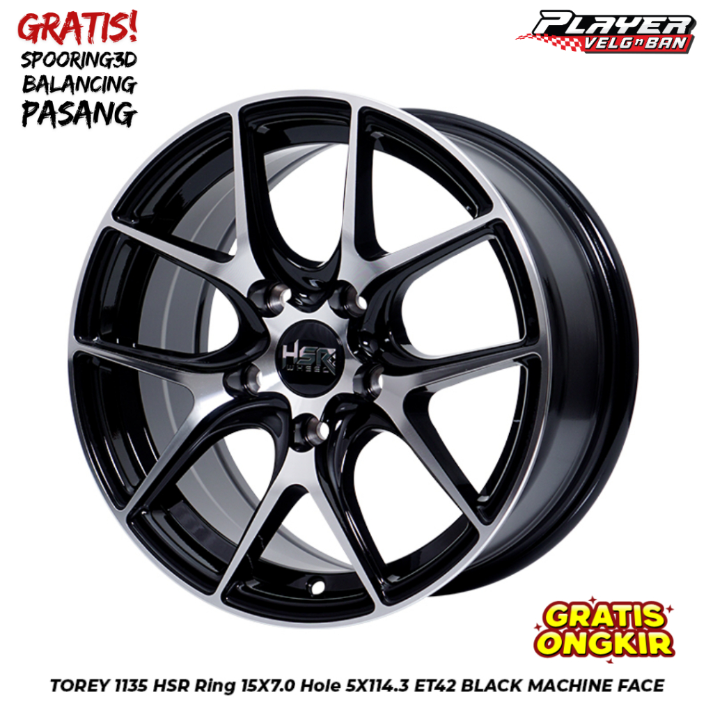 VELG MOBIL ERTIGA LUXIO APV RING 15 PCD 5X114,3 HSR TOREY