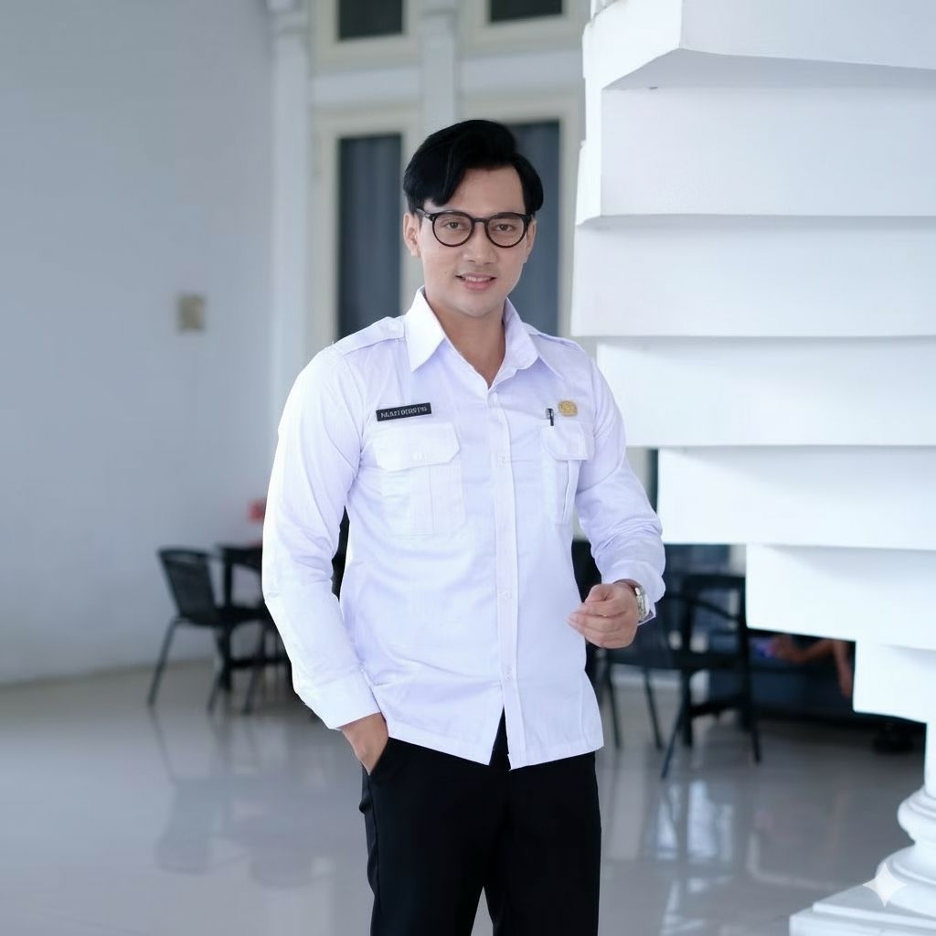 Kemeja Putih ASN Baju Seragam PDH Pegawai Negeri Sipil/ Baju Putih Atasan PNS Pria