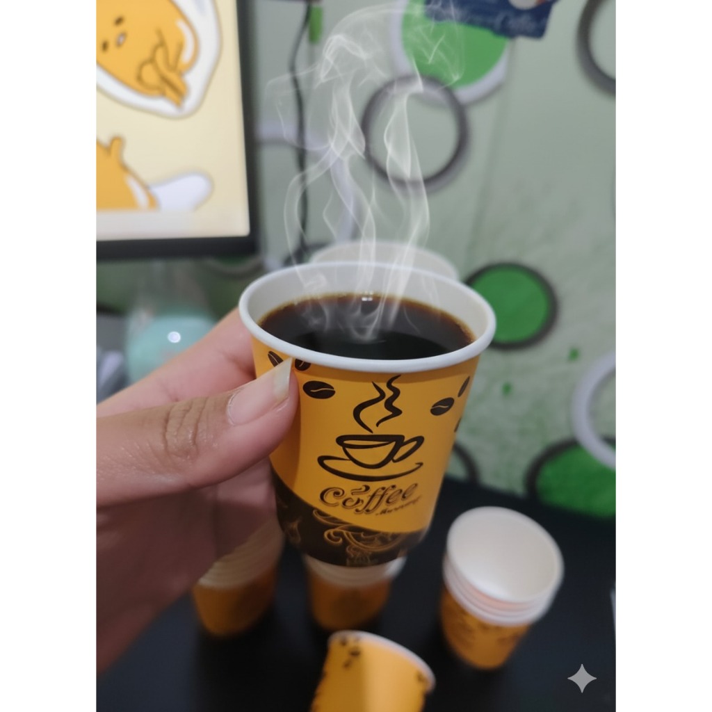 Gelas kopi kertas / gelas jagung jasuke / gelas murah / gelas kertas murah 4 oz 4oz