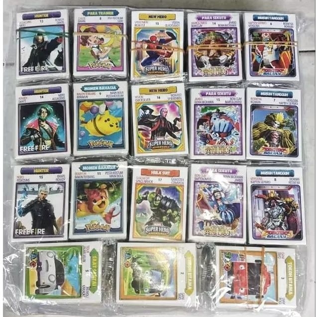 KARTU KWARTET TEBAL KEMASAN MERK ((DG))