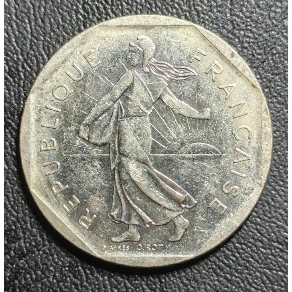 Koin Asing Francis 2 Francs