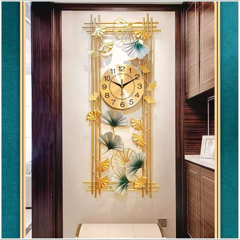 Jam dinding merak jam jumbo luxury jam mewah hiasan dinding jam mewah