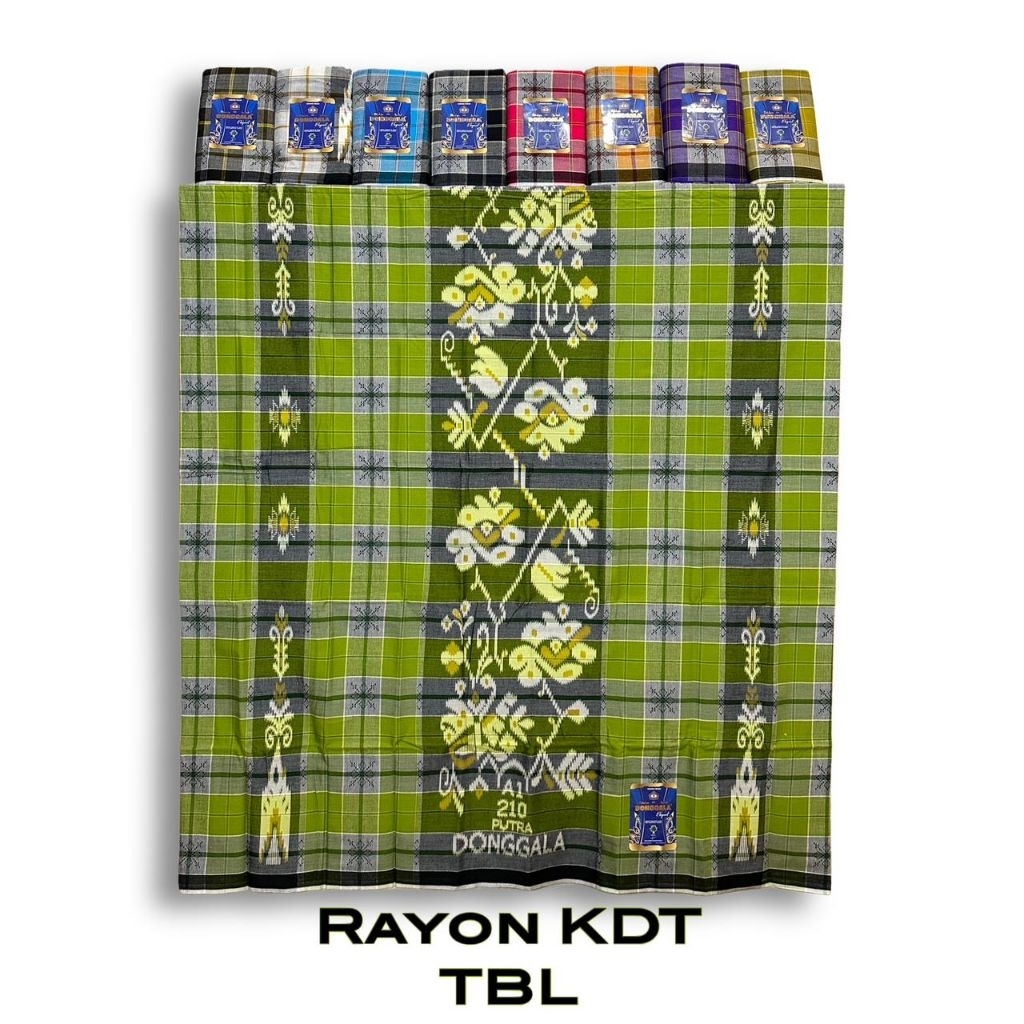 Sarung Putra DonggaLa Motif KDT Kotak OriginaL