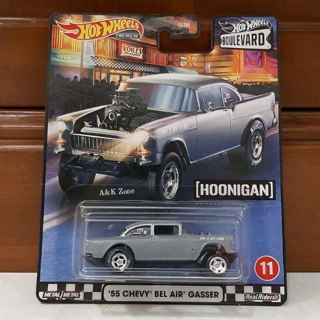 HOTWHEELS 55 CHEVY BEL AIR GASSER BOULEVARD
