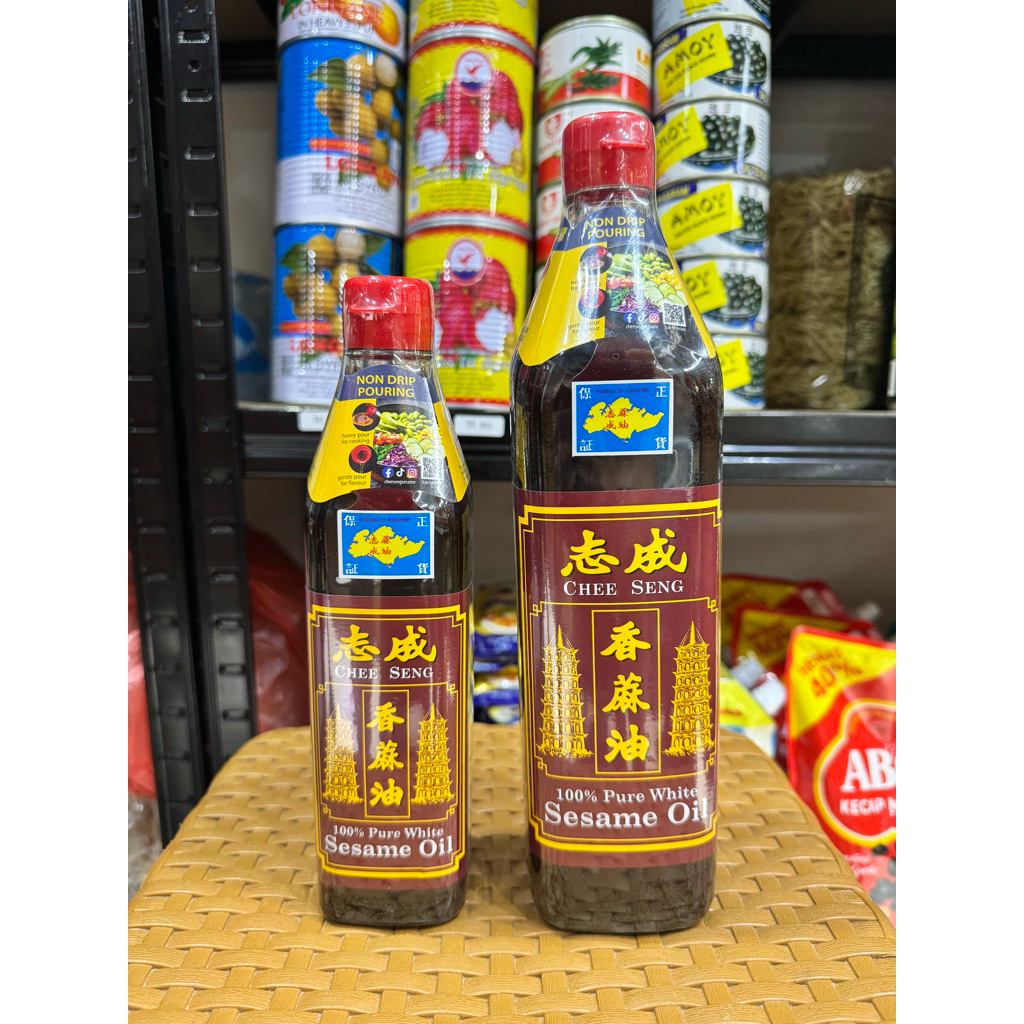Minyak Wijen Premium 100% Pure White Sesame Oil Chee Seng Singapore Halal