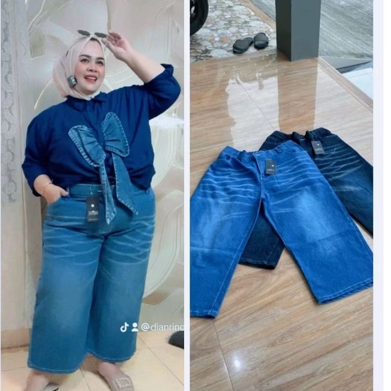 Jeans gombrong 7/9 Super Jumbo