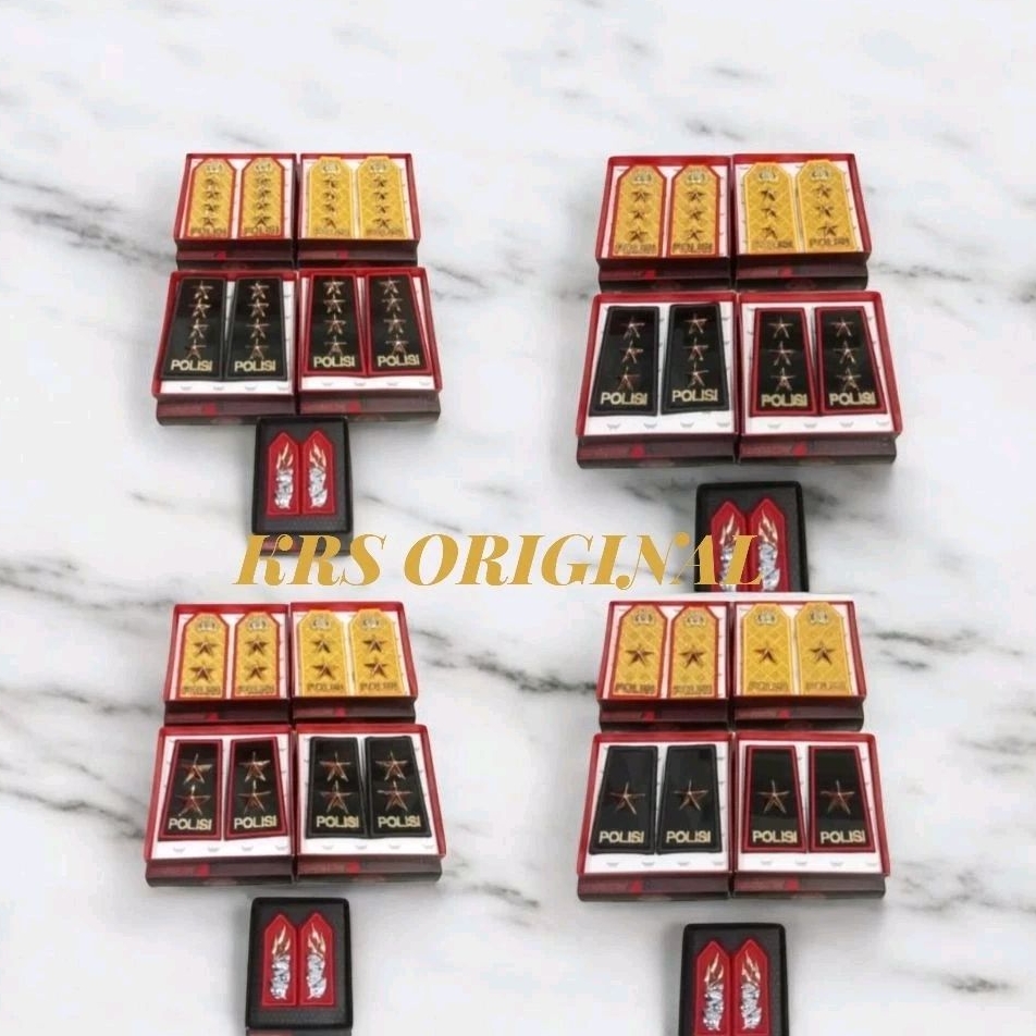 PANGKAT BRIGJEN IRJEN KOMJEN PDH PDU BINTANG POLISI